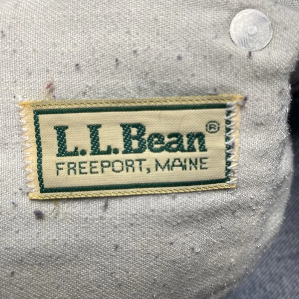 VTG‎ LL Bean Jeans Mens 42x32 Blue Denim Straight Leg Made USA 5 Pocket Classic